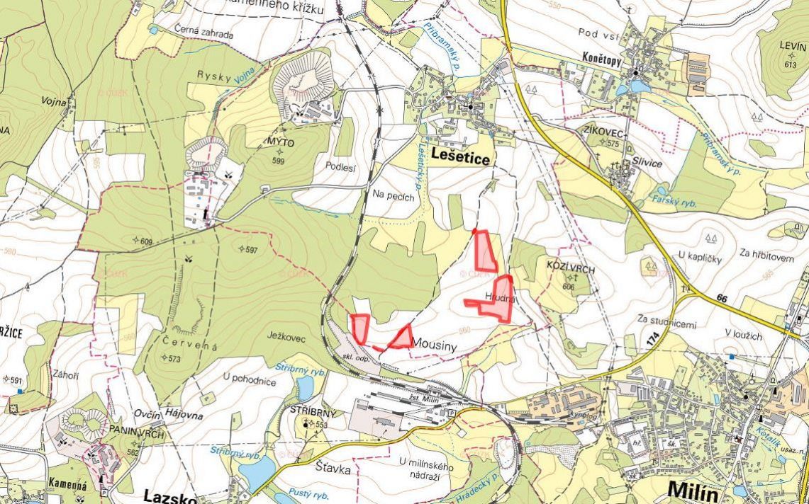 Zemědělská půda, prodej, Lešetice, Příbram - 2