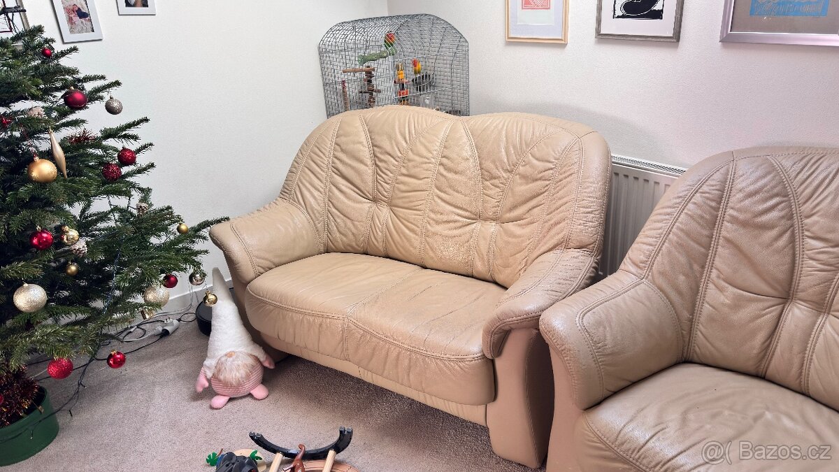 Kožená sedačka 3+2 - 2