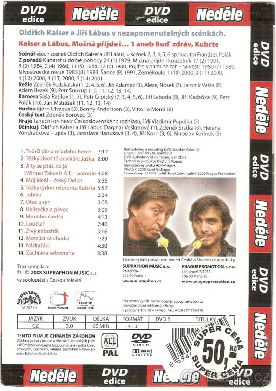 DVD Kaiser a Lábus 1 aneb Buď zdráv, Kubrte (2008) - 2