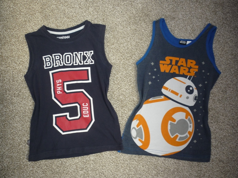 3x tílko, nátělník Tchibo,Lidl vel 134-140 - 2