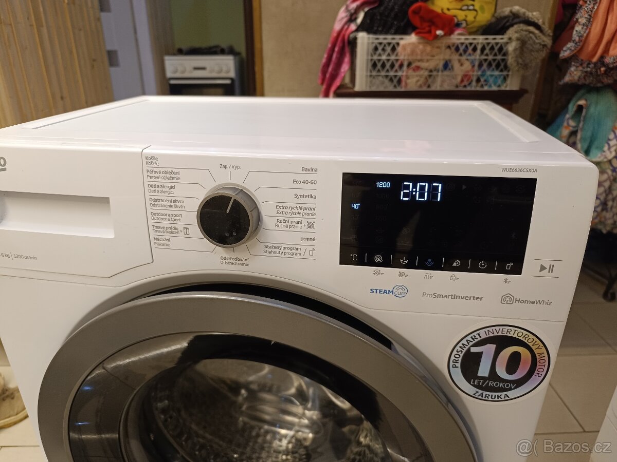 Úzká parní pračka Beko na 6 kg - 2