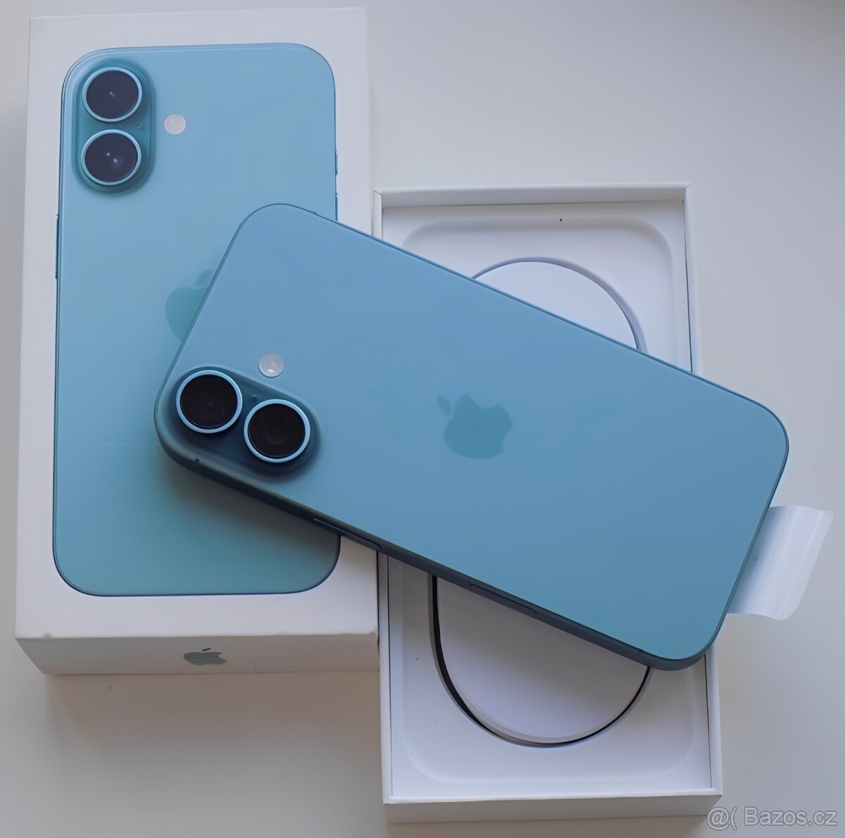 iPhone 16 Teal BATERIE 100% TOP - 2