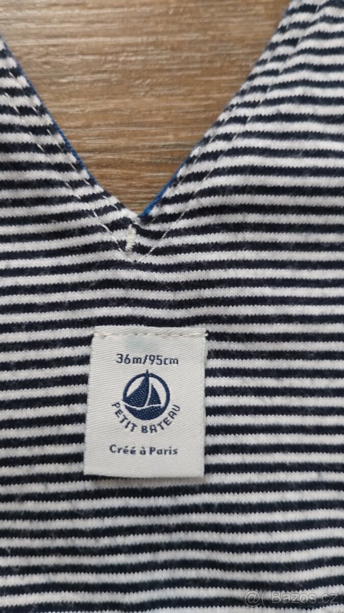 Detske dzinove saty Petit Bateau - 2