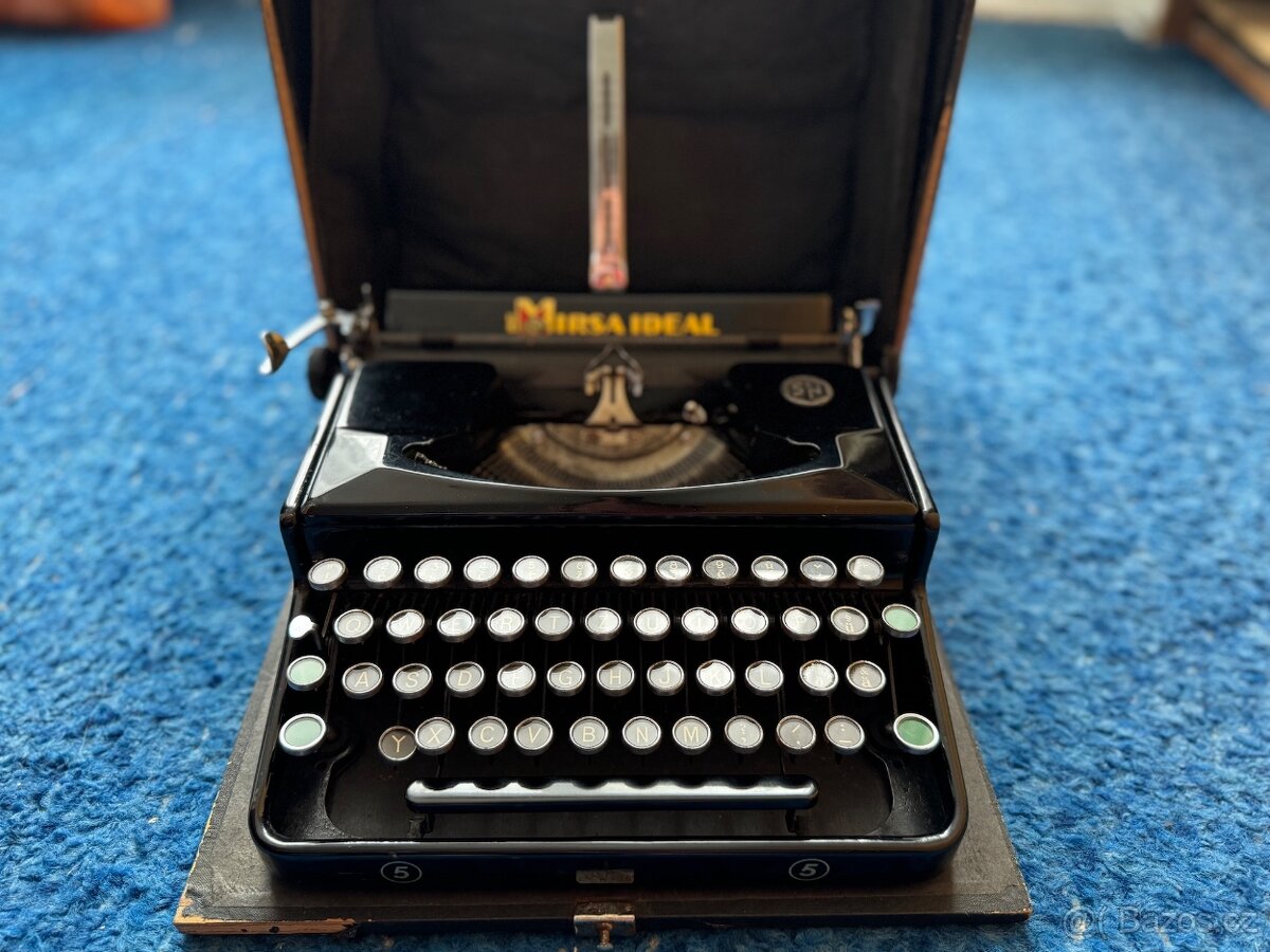 Starožitný psací stroj Mirsa Ideal - 2