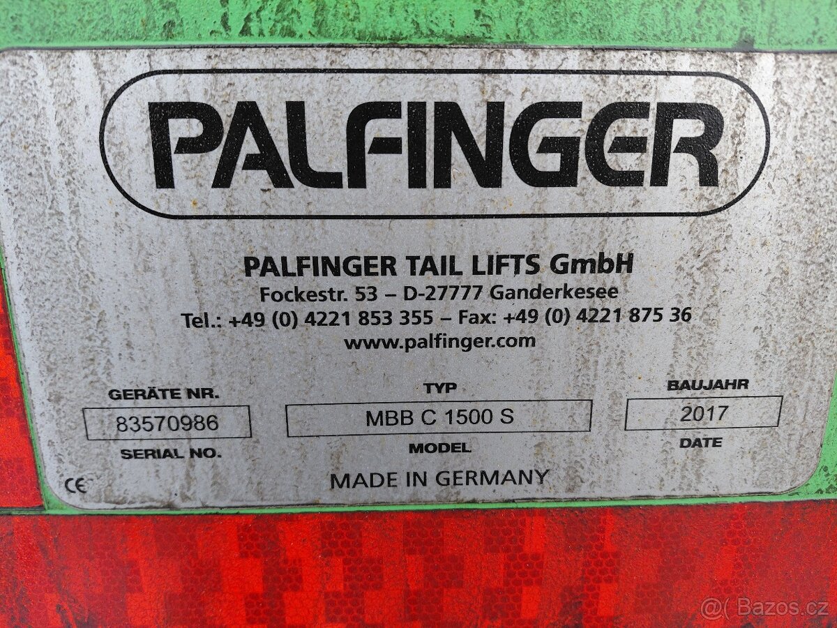 Hydraulické čelo rv2017 1500 kg - 2