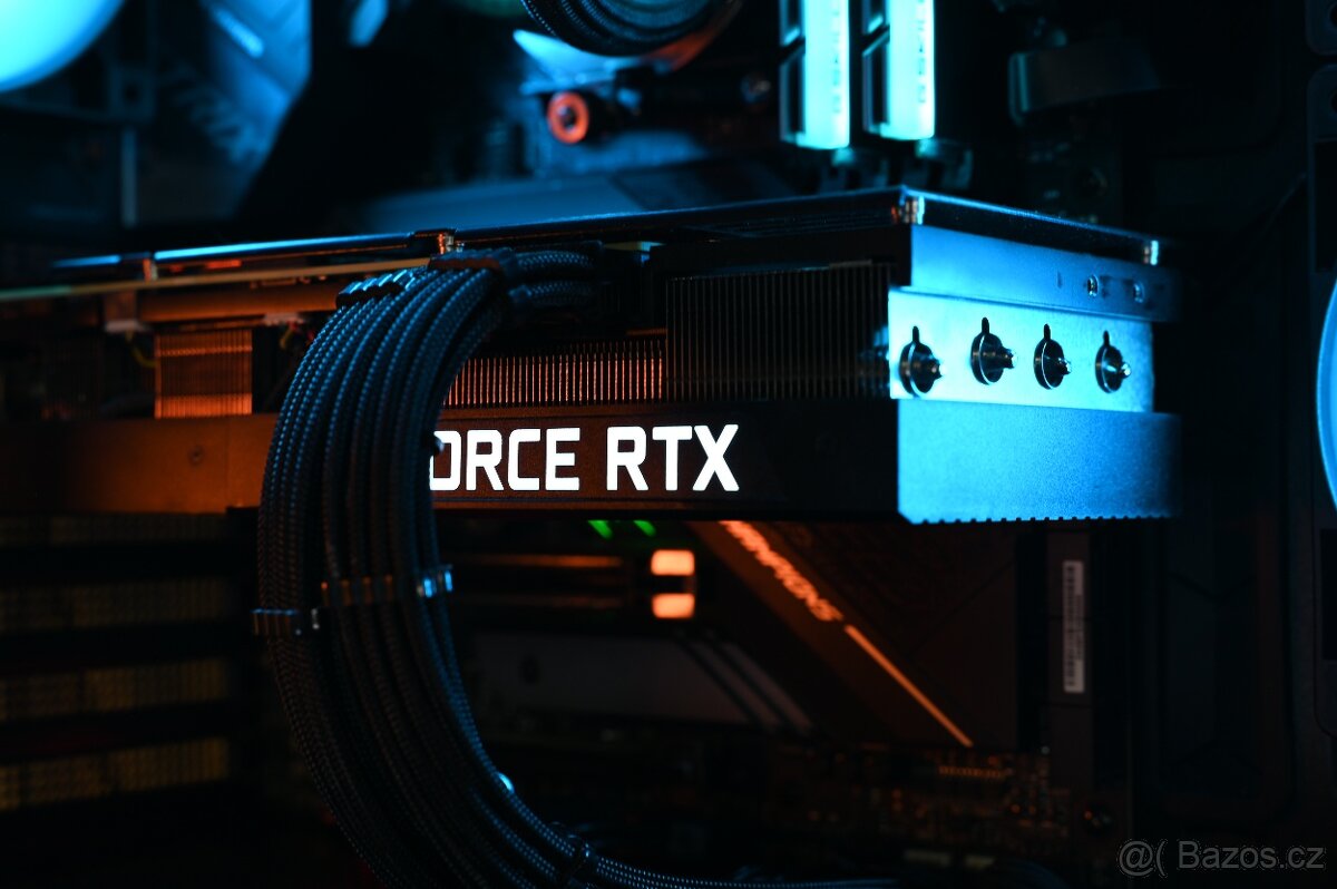 Herní PC - RTX 3080/ Ryzen 5 5600X/ 32GB / 2TB - záruka - 2