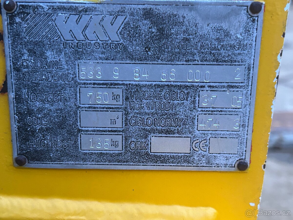 Paletizační vidle Unc - 2