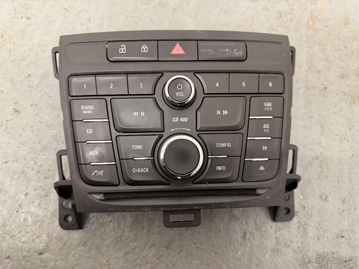 Opel Zafira C autorádio CD400 - 2