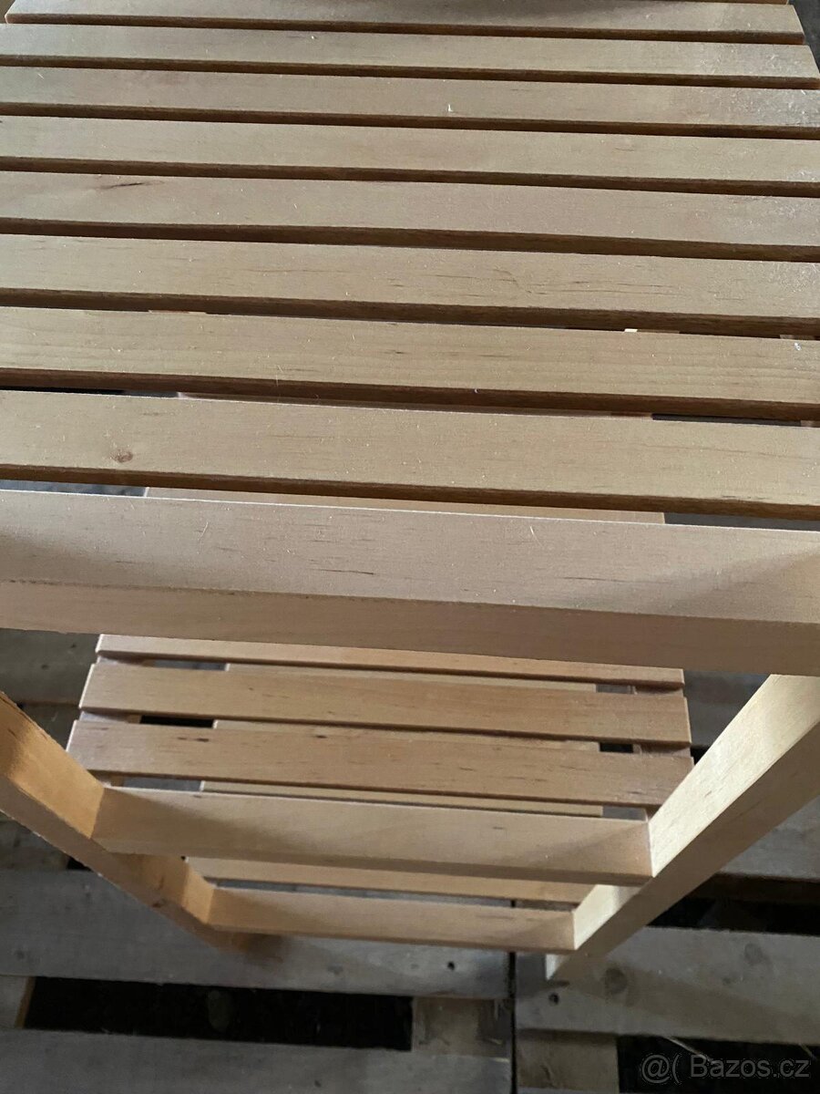 Dřevěný regály 2ks - 2