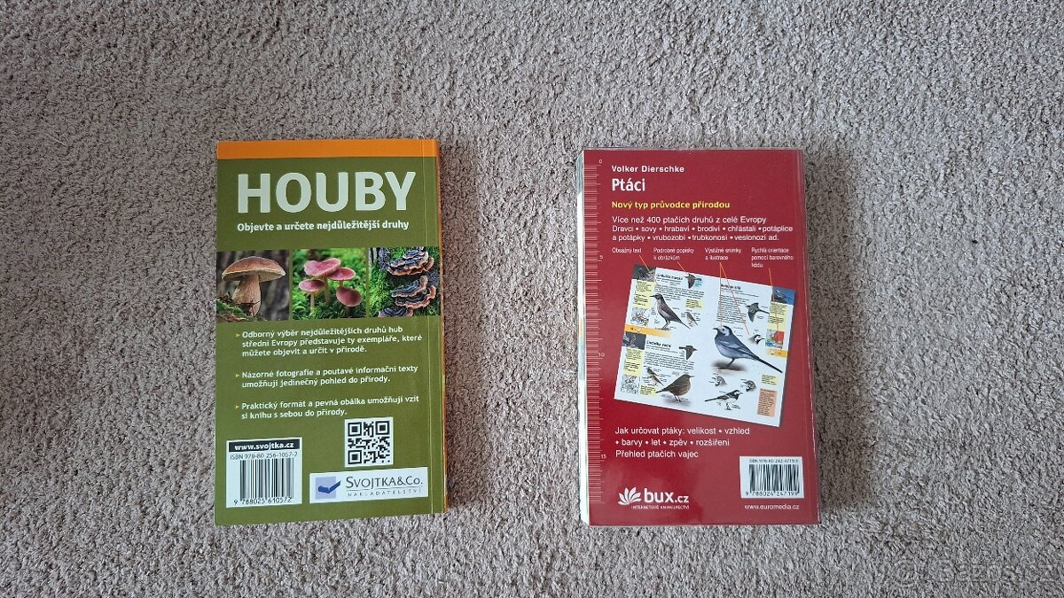 Průvodce přírodou - Houby, Ptáci (2 knihy) - 2