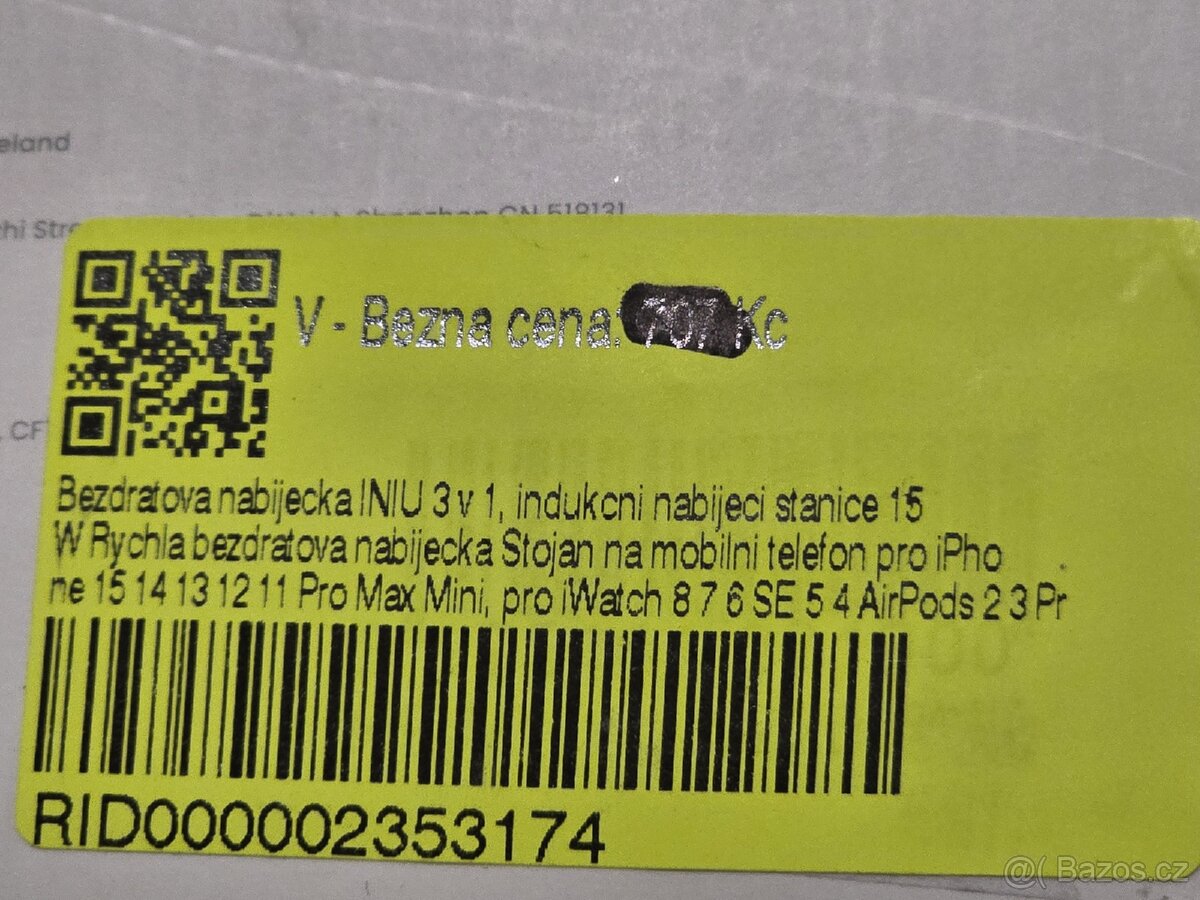 Bezdrátová nabíječka pro iPhone, iwatch, airpods - 2