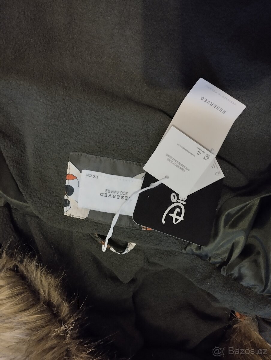 Nová zimní bunda Chip a Dale vel.110 - 2