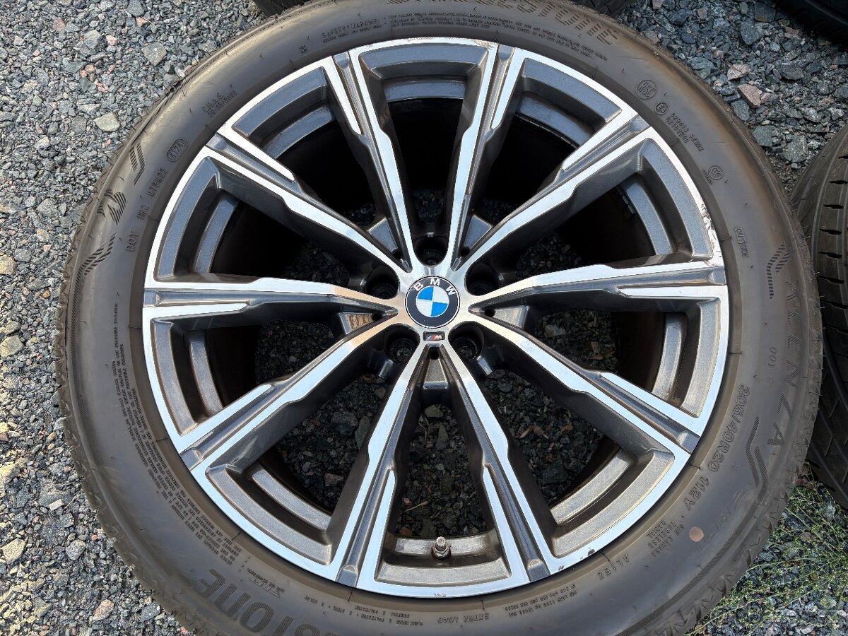 R20 LETNÍ SADA M-PAKET BMW X5 G05 BRIDGESTONE ZÁNOVNÍ PNEU - 2
