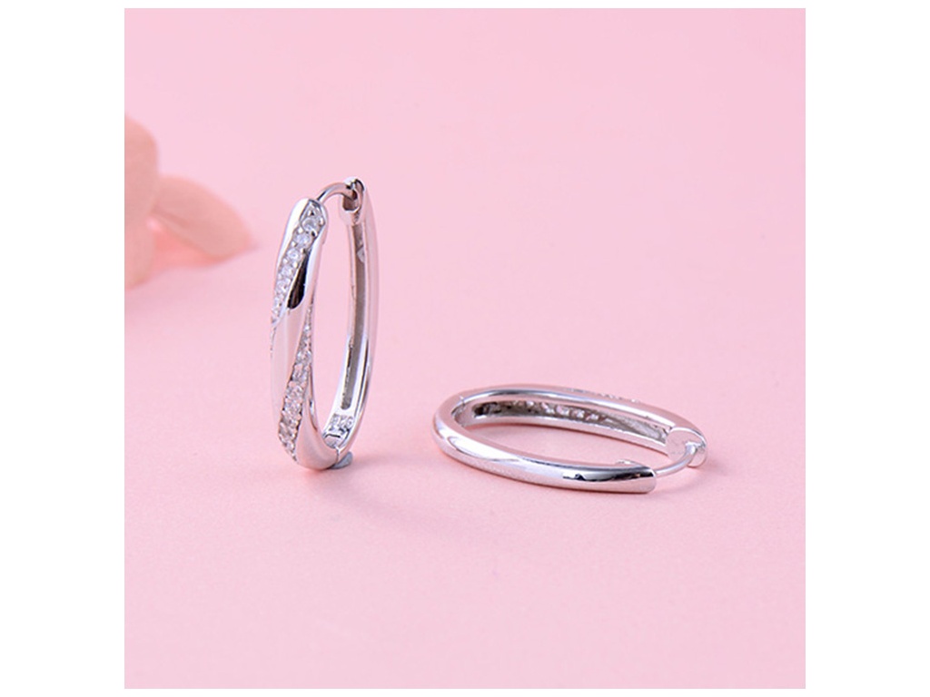 Stříbrné náušnice - 2