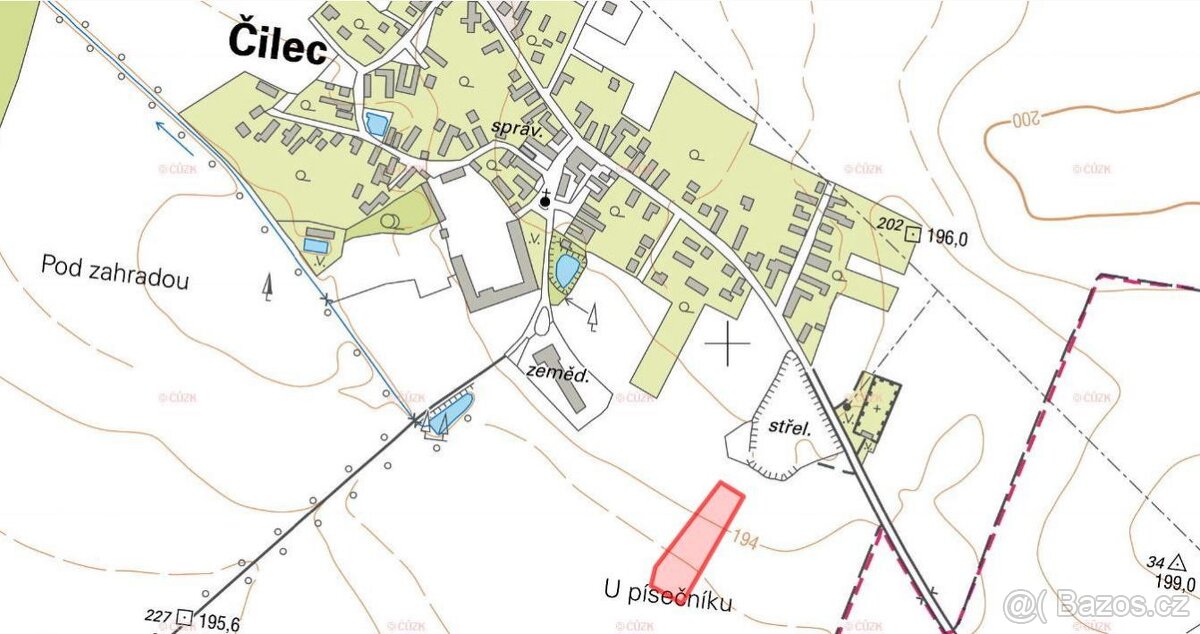 Zemědělská půda, prodej, Čilec, Nymburk - 2