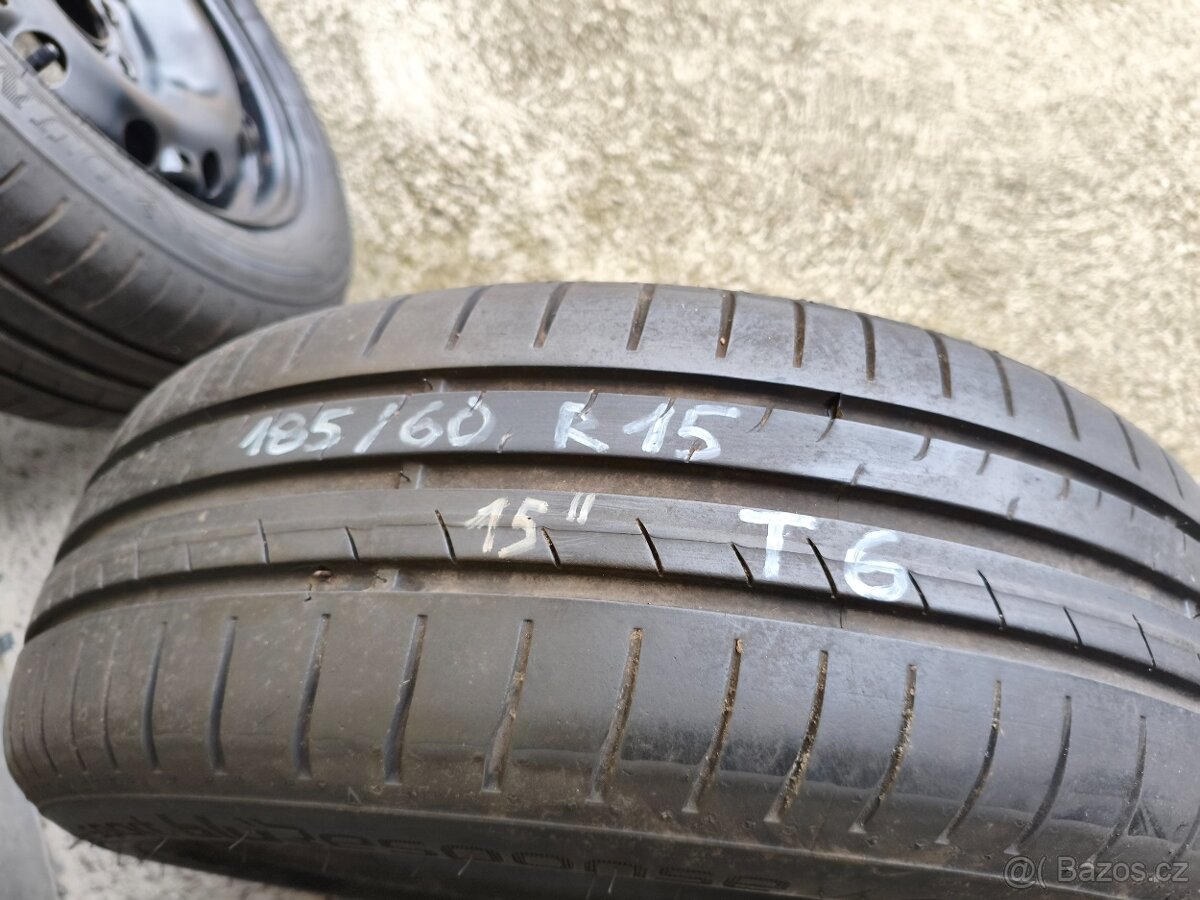 4 x letní pneu 185/60 R15 84H Dunlop Škoda Fabia 3, Rapid - 2