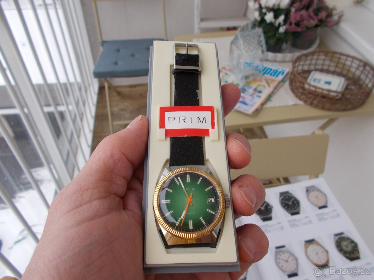 luxusni nenošene hodinky prim ala rolex rok 1981 funkcni - 2