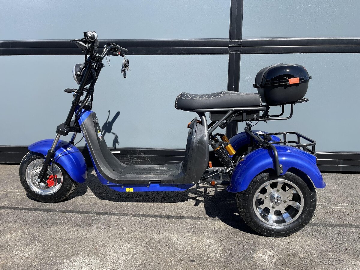 Elektrická tříkolka Leramotors C5, 2000W, bez řidičáku - 2