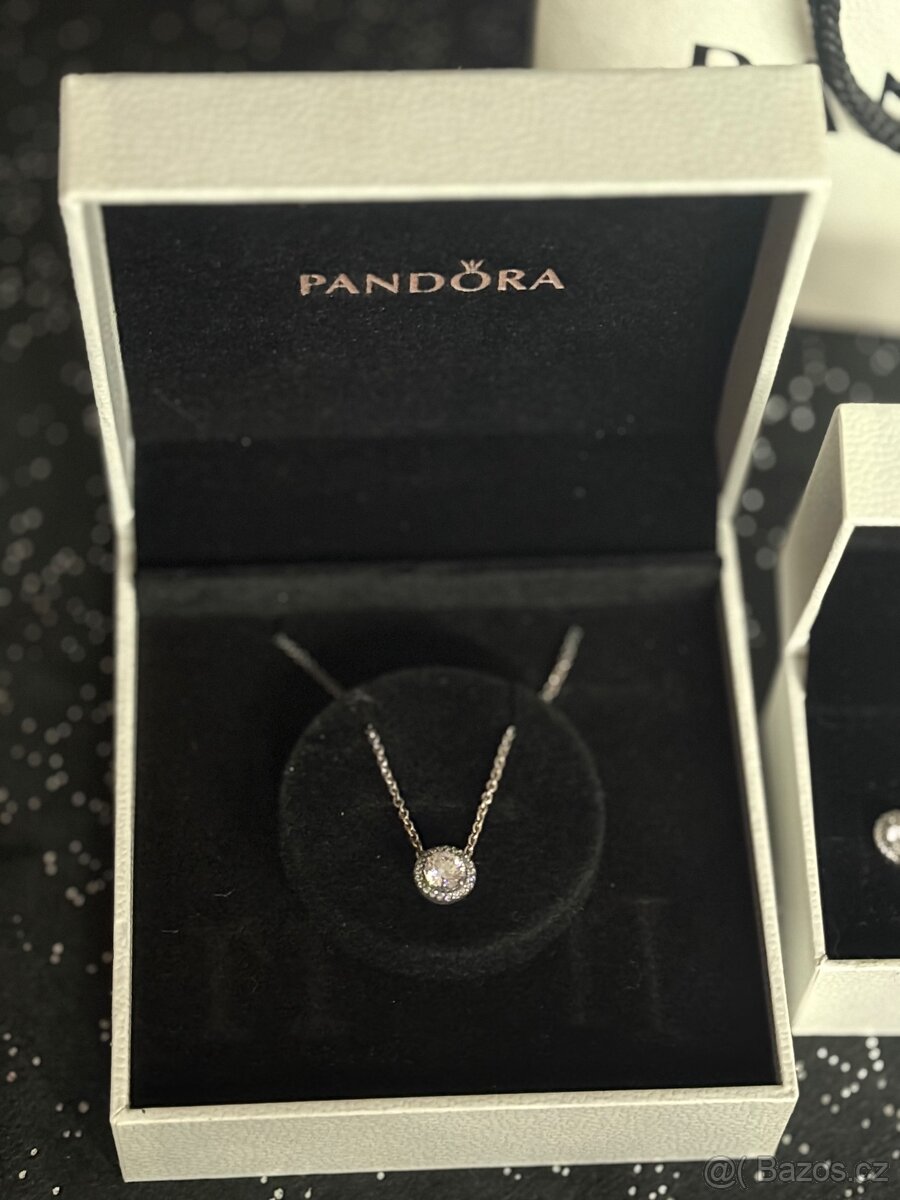 Pandora náhrdelník a náušnice set - 2