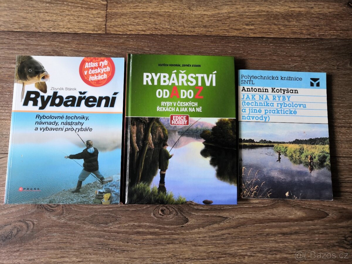 3 x khiha pro rybáře, rybářství, rybaření, ryby - 2