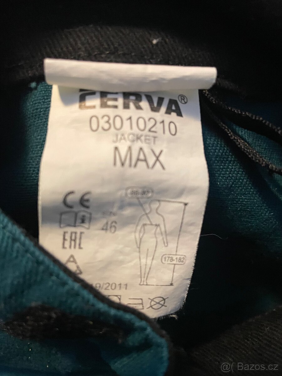 Pracovni odevy komplet bunda kalhoty zn.Červa - 2