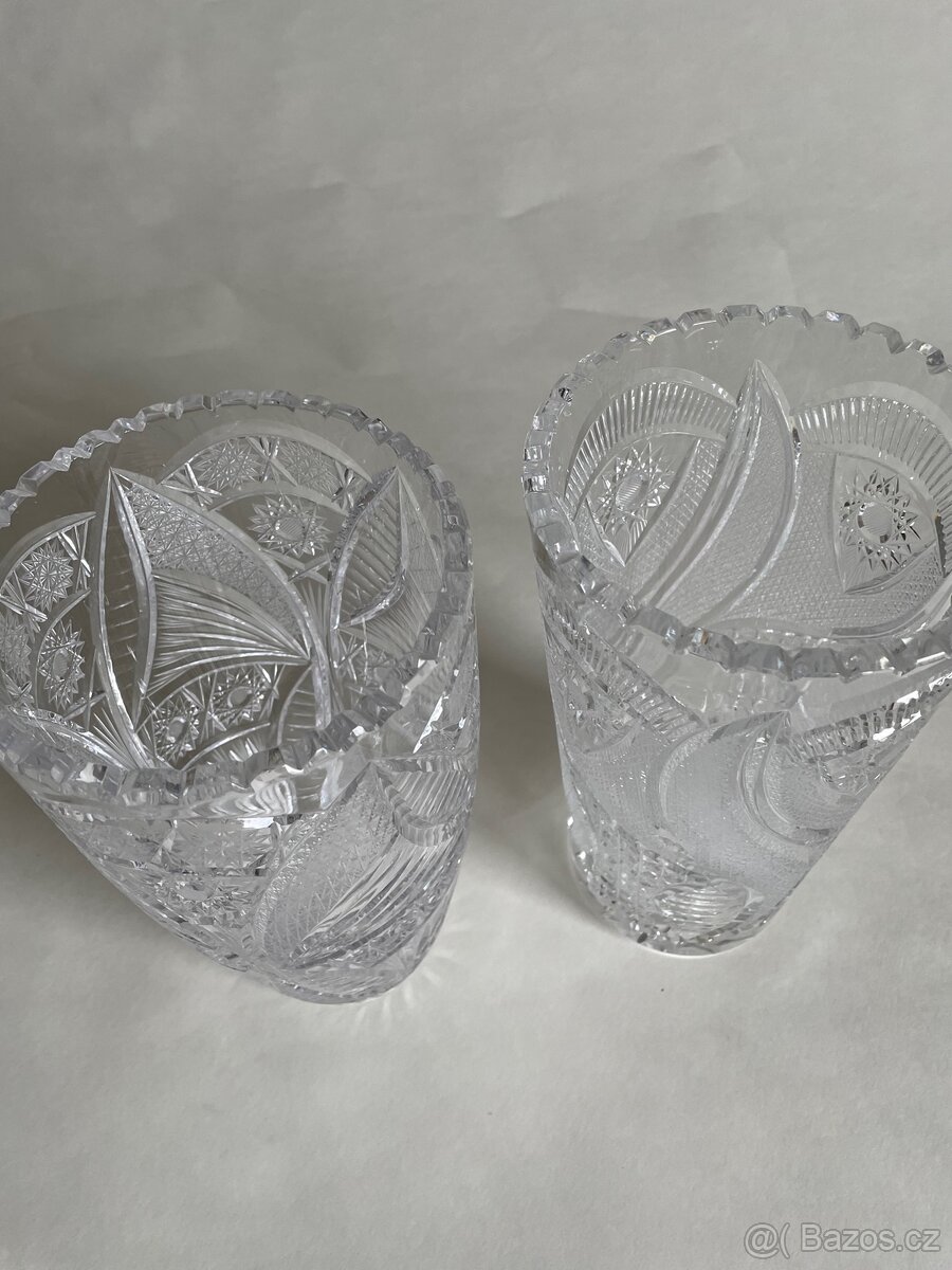 Bohemia crystal vázy 2 ks - 2