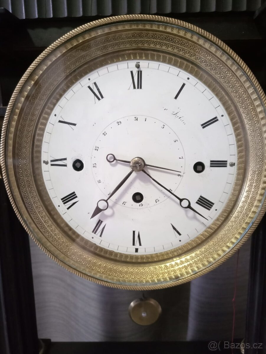 Sloupkové hodiny Biedermayer - 2