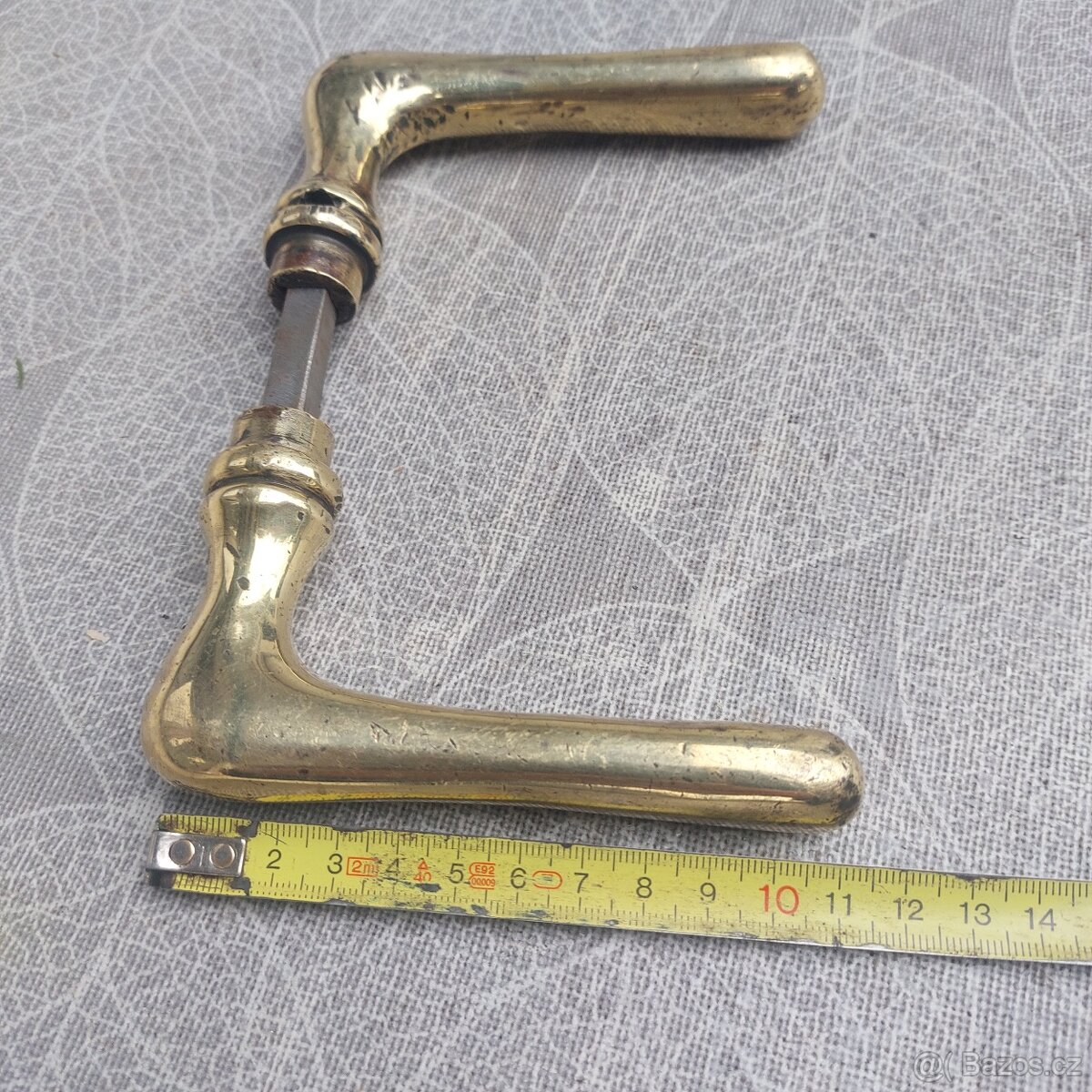 Staré velké mosazné kliky. - 2