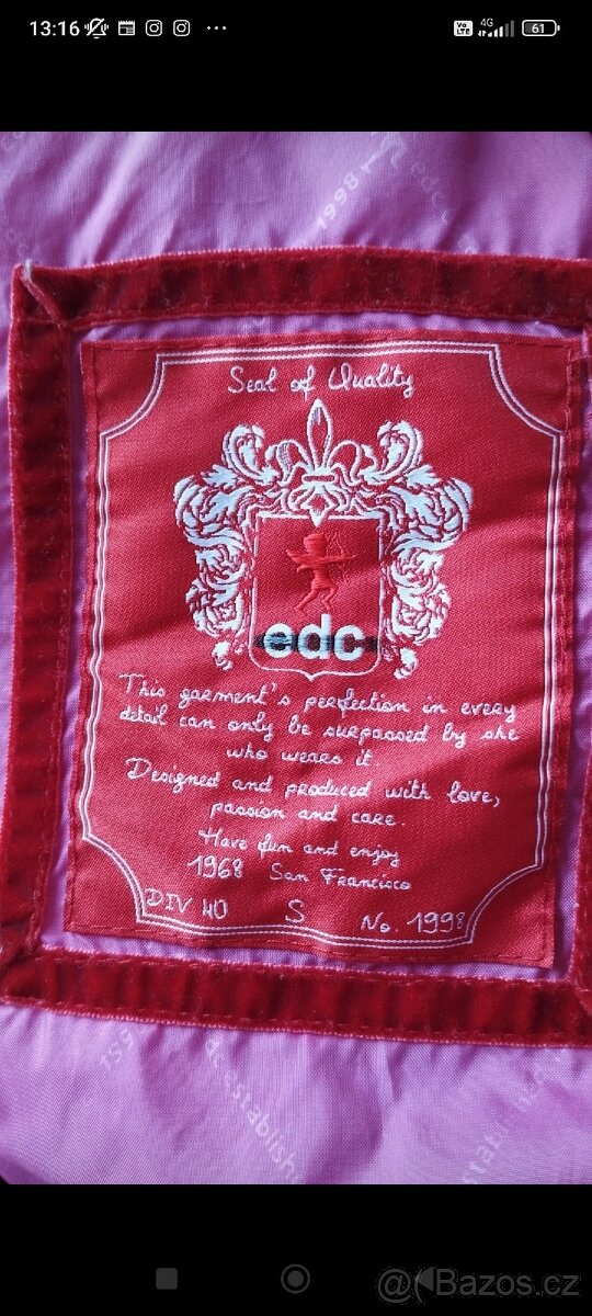 Dámský růžový lehký kabát - 2