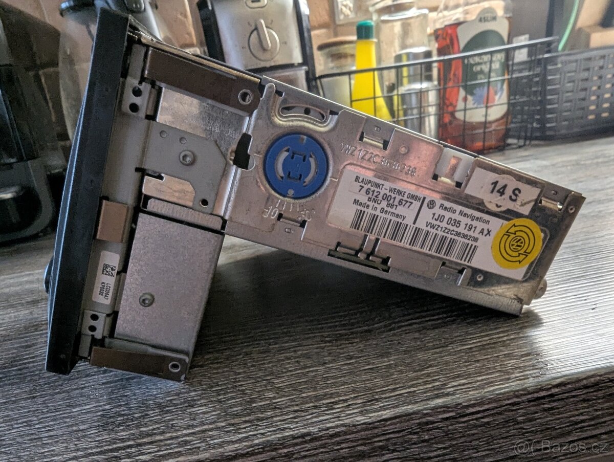 Rádio vw original 2 din s kódem - 2