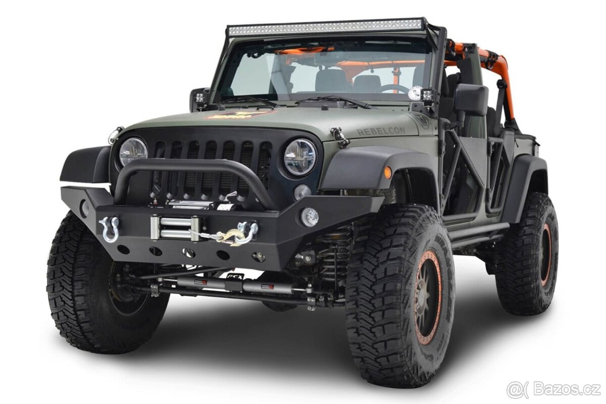Přední ocelový pevnostní nárazník R8 Jeep Wrangler JK 07-18