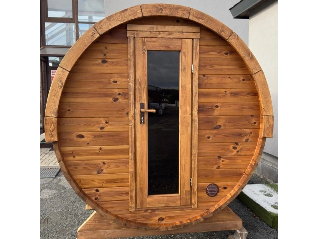 Sudová sauna 2,8x2,1m, Thermowood, smontovaná - 2