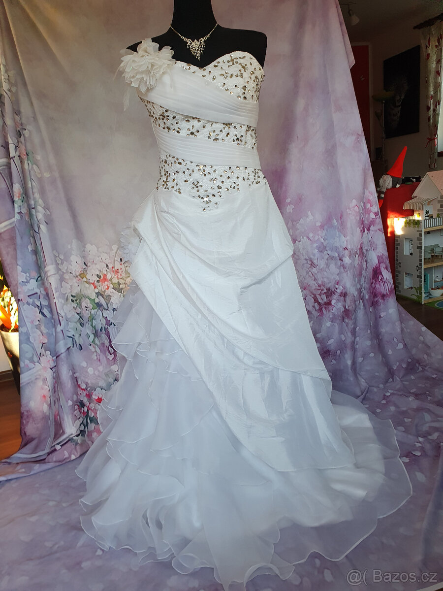 Svatební šaty Milagros, nové, VÝPRODEJ - 2