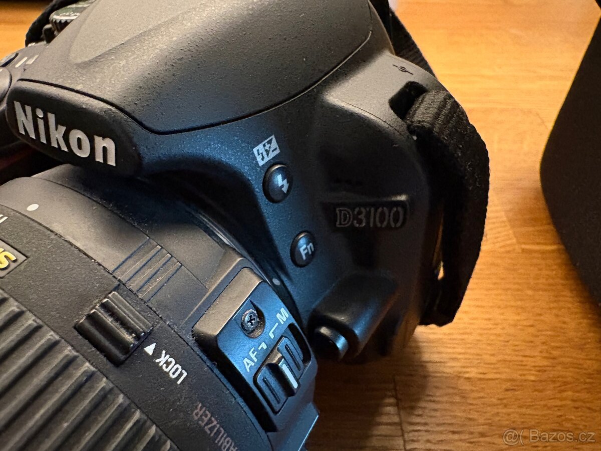 Nikon D3100 + 2x objektiv + brasna - 2