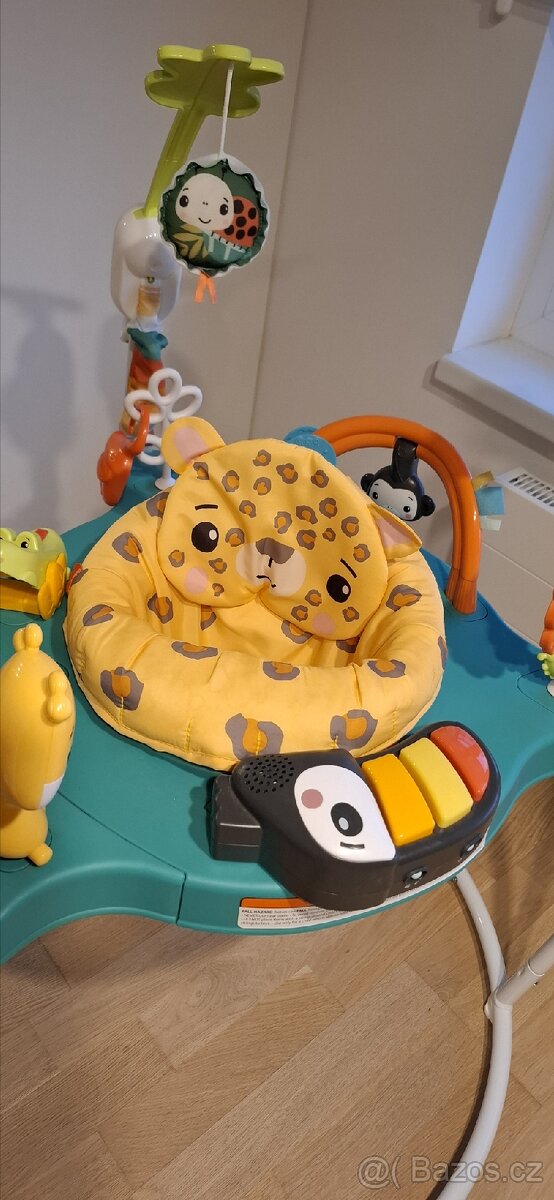 Fisher-Price Jumperoo skákací a hrací centrum pro miminko. - 2
