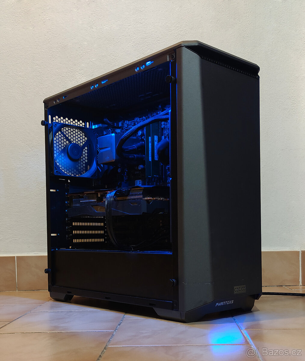 Herní počítač s RX 5700 XT AORUS, i7 8700K Vodní chlaz, Z390 - 2