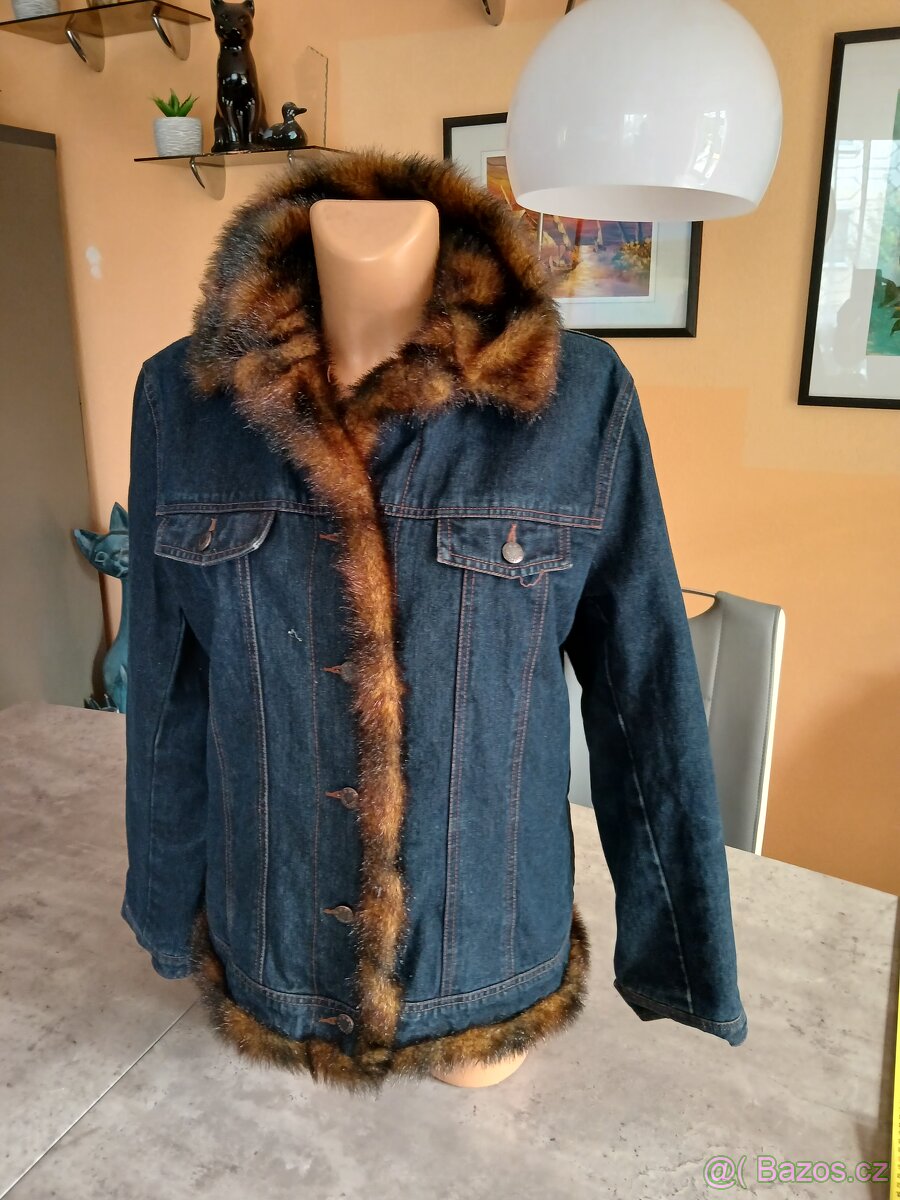 Podzimní dámská džínová bunda TCM vel.42/44 - 2