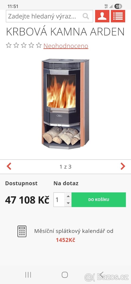 Krbová kamna ABX ARDEN + Kouřovod - 2