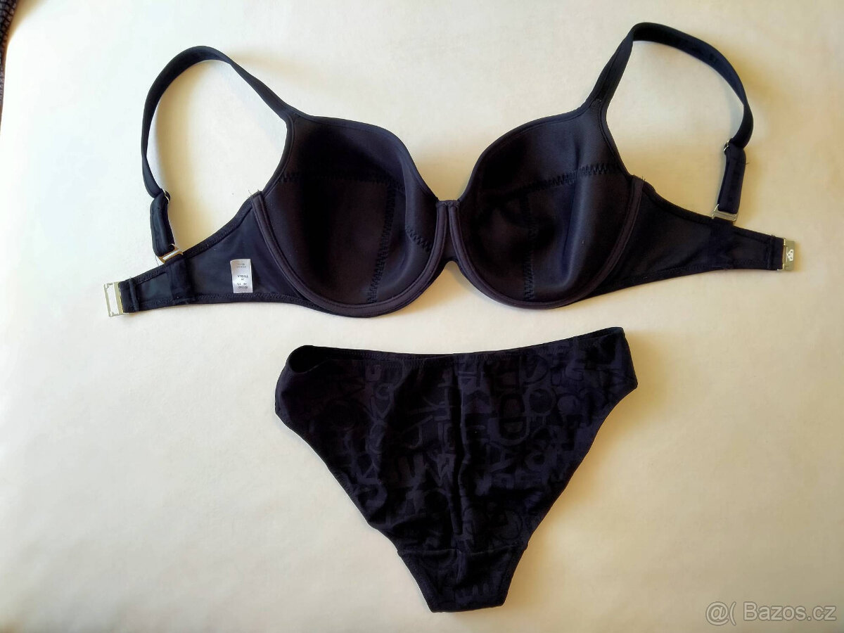 Dámské plavky Triola dvoudílné černé vel. 75 H / 80 - 2