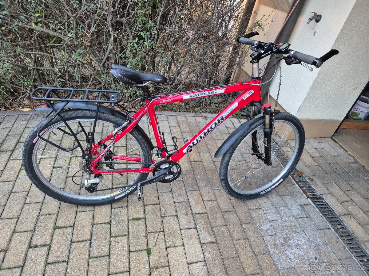 Dámské kolo Author červené - 2