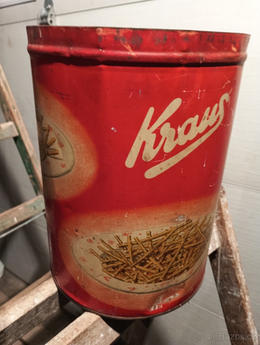 Stará retro plechovka Kraus - 2