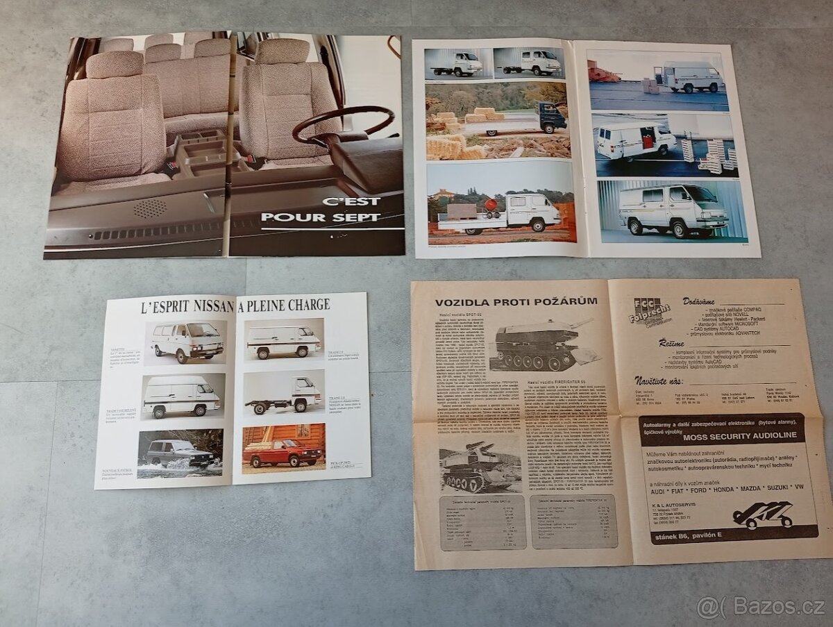 Nissan Vanette - prospekty - doprava v ceně - 2