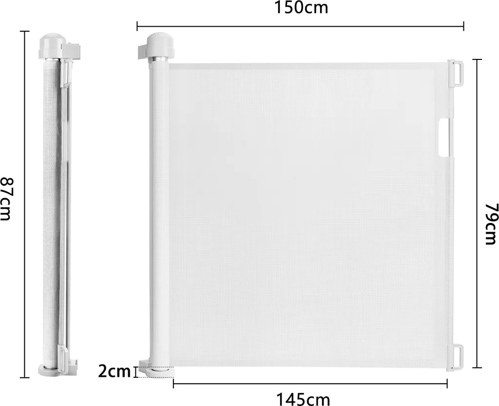 Zábrana zatahovací - 2