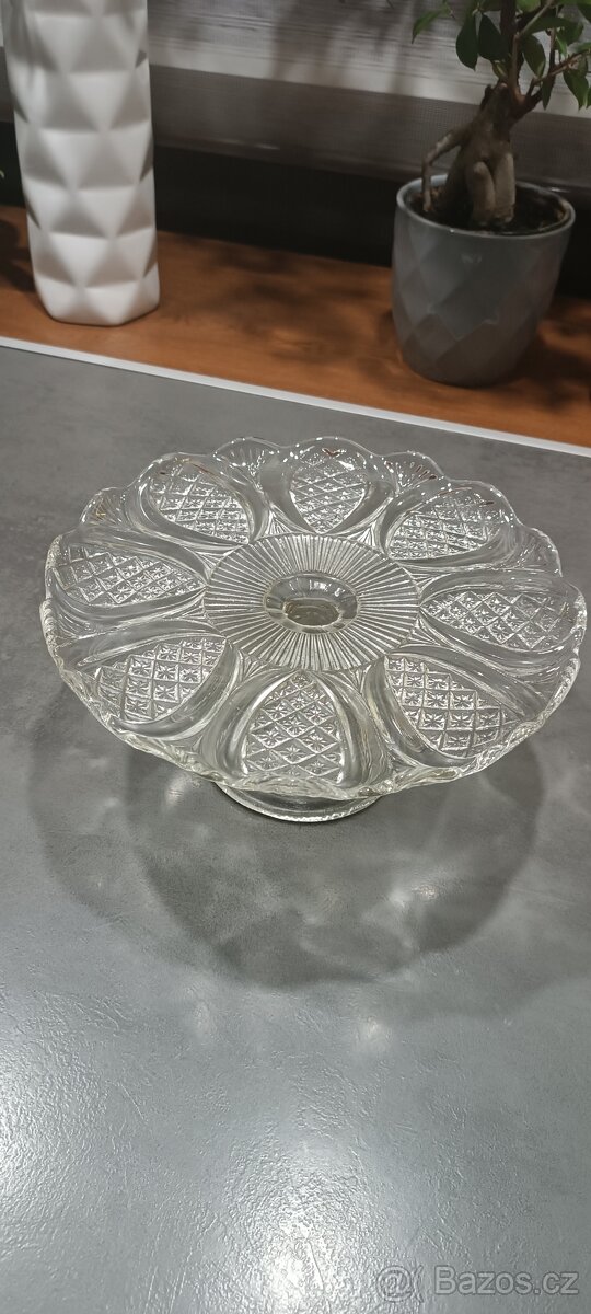 Skleněný podnos, České sklo - 2