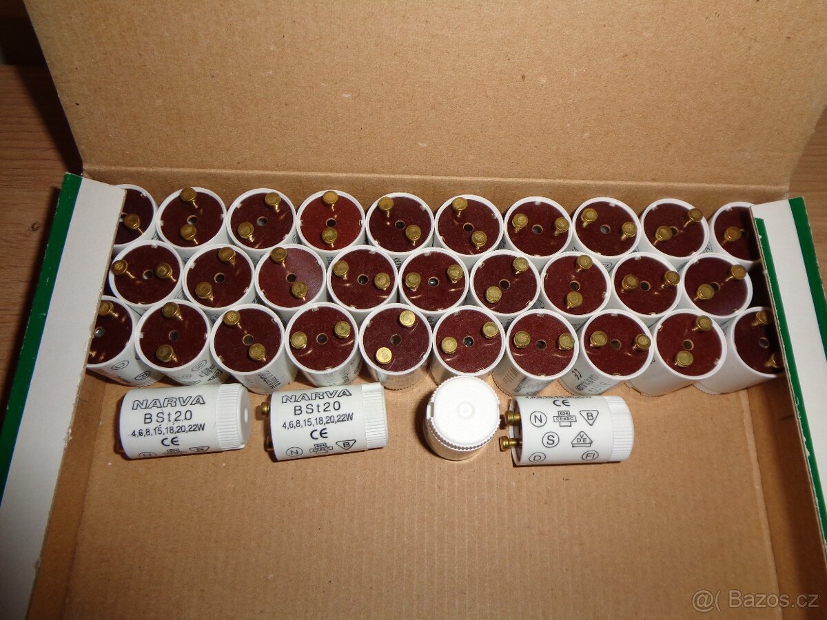 Startéry zářivkové 4 až 22 W - 2