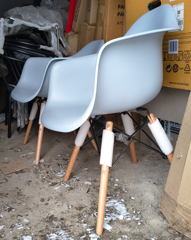 Designové plastové židle 2ks - 2