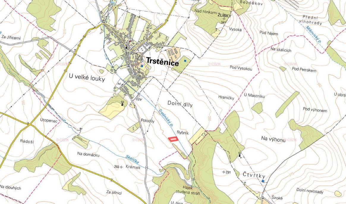 Zemědělská půda, prodej, Trstěnice, Znojmo - 2