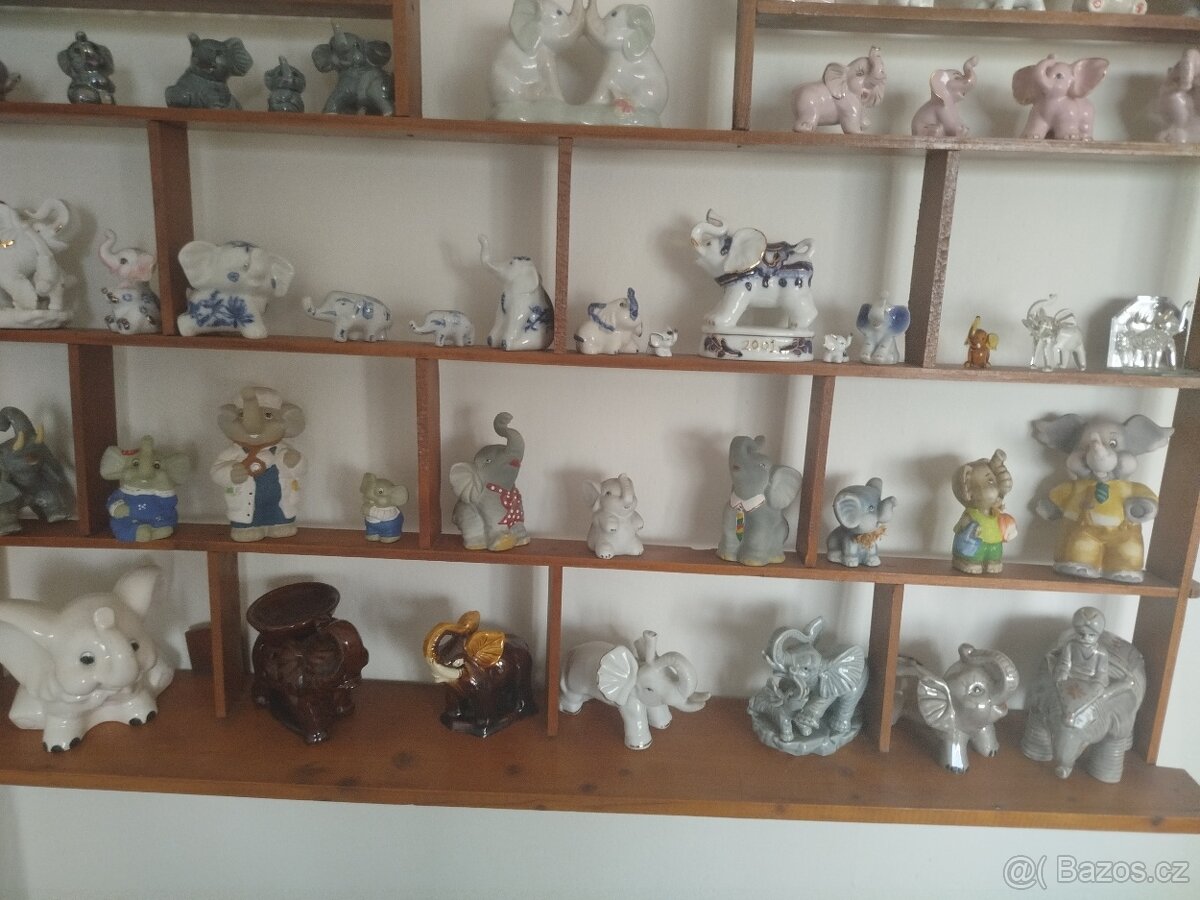 Sbírka keramických slonů - 2