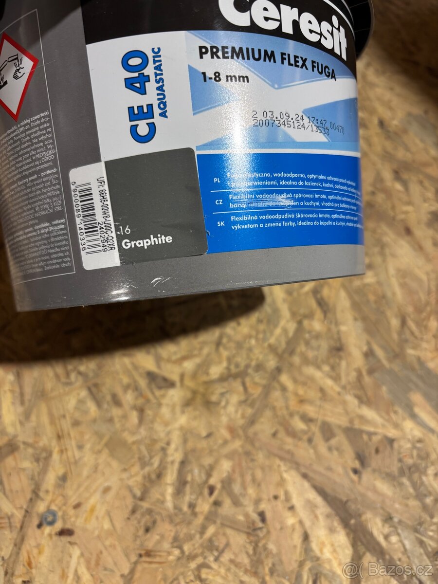 Sparovacka Ceresit 2 kg graphite č 16 - 2