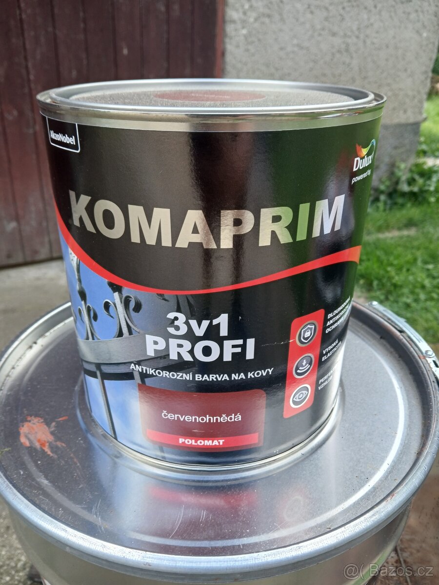 Barva KOMAPRINT červenohnědá antikorozní - 2